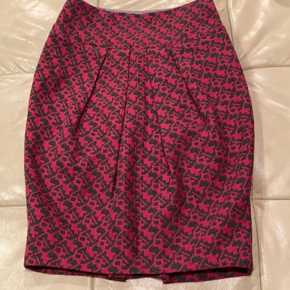 Anthropologie Eva Franco sophisticated wool skirt